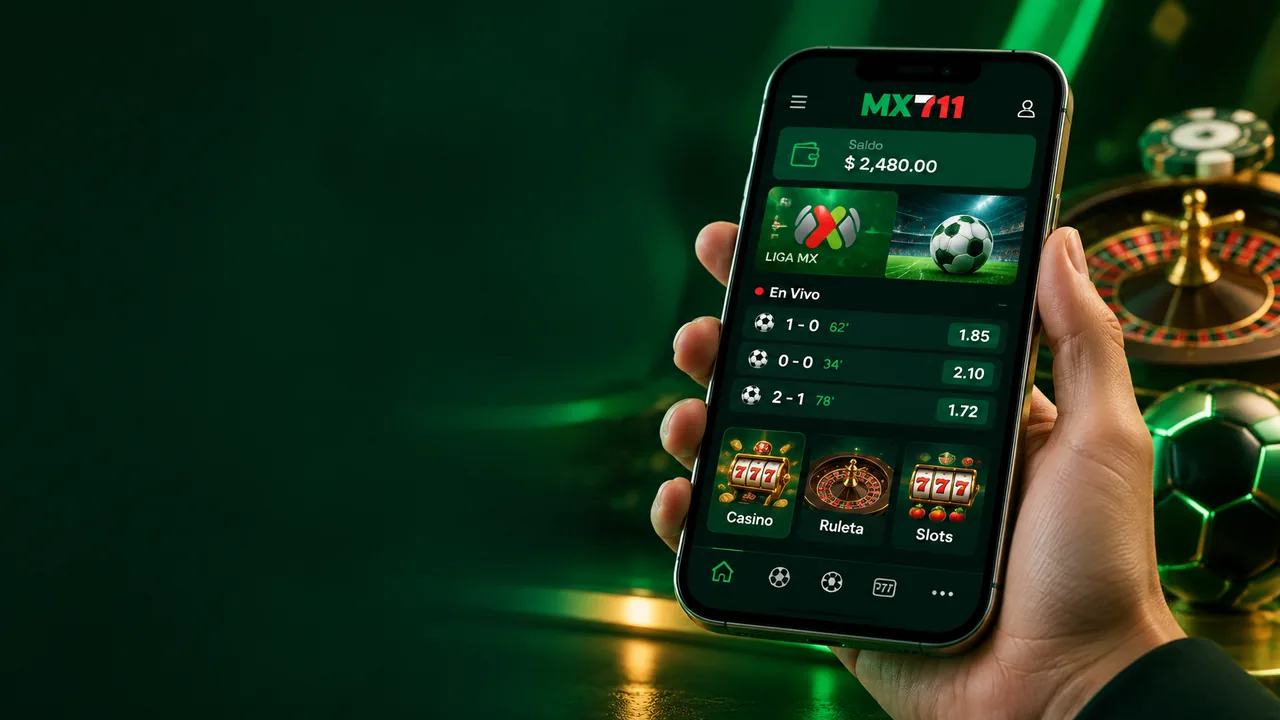 Apuestas Mx711 en el celular
